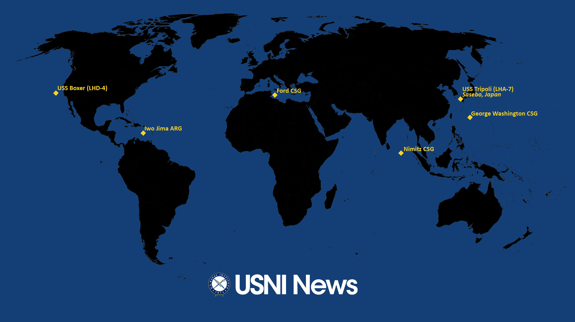USNI News Fleet and Marine Tracker: Oct. 14, 2025