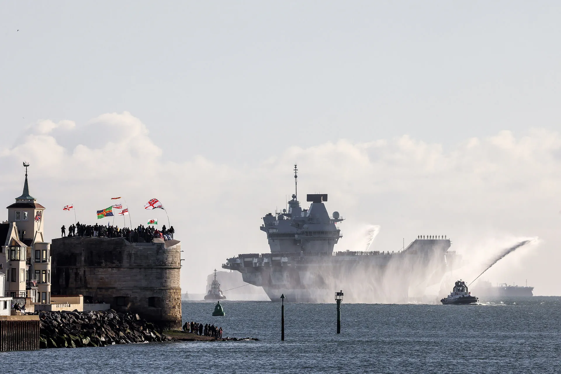 U.K. Carrier Strike Group Welcomed Home Following 8-month Deployment