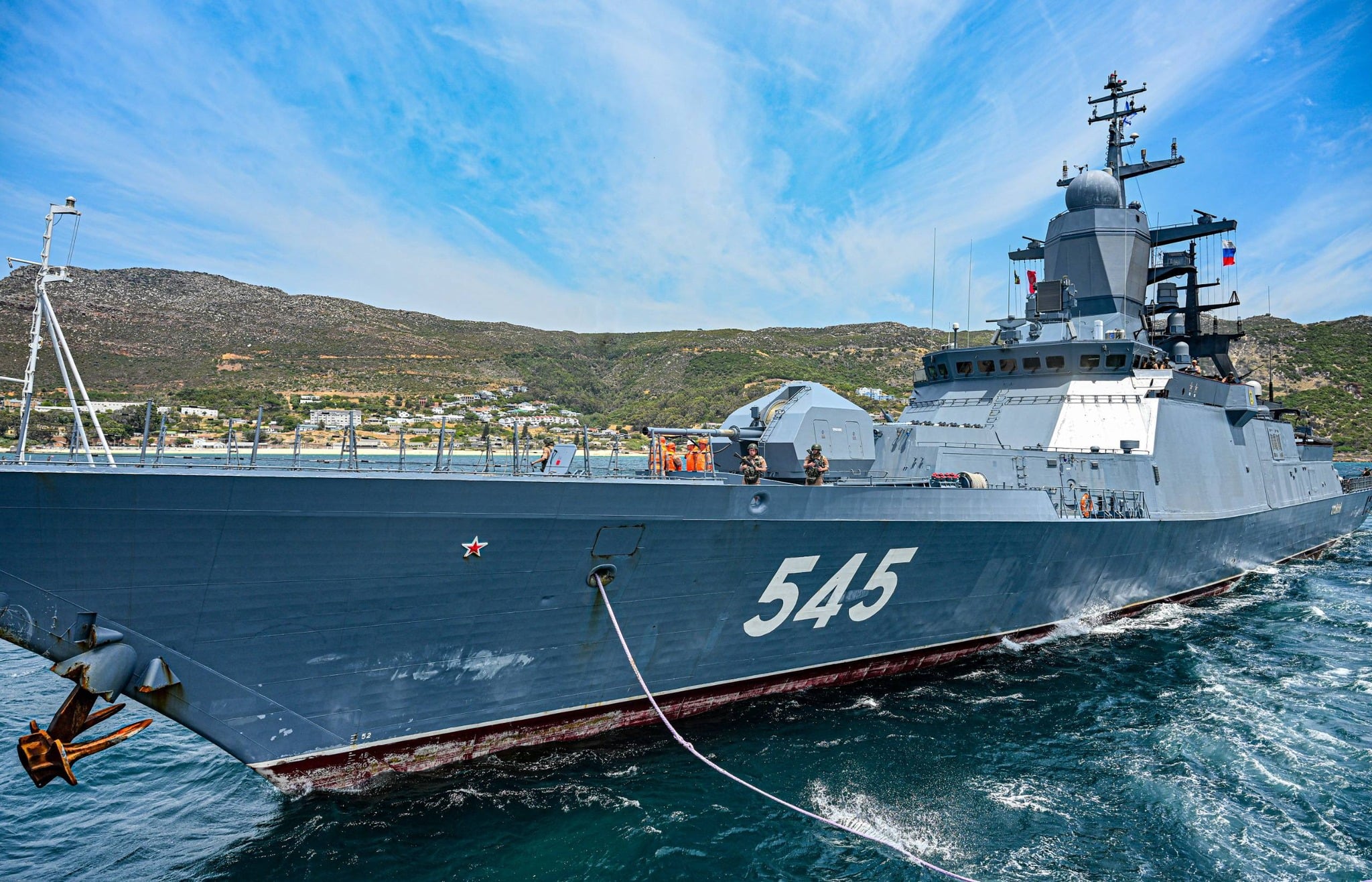 Chinese, Russian, Iranian Warships Gather Near South Africa for Multilateral Drill
